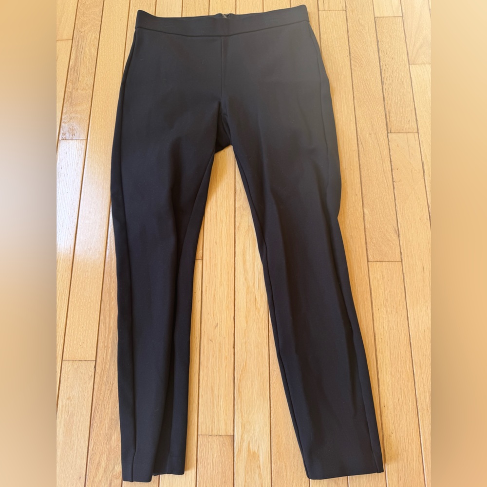 J. Crew Black Pixie Legging Pants With Exposed Ba… - image 2